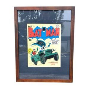 DC Comics Bat Man Anniversary Issue #12 Framed Poster
